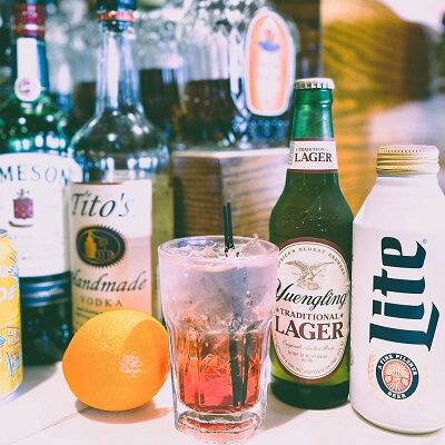 Zach's drink and bar selections